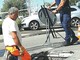 Sanremo: voragine al centro della strada in via Gavagnin, lavori urgenti per la sistemazione dell'asfalto (Foto)