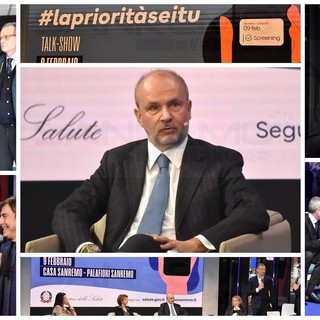 Il Ministro Schillaci a 'Casa Sanremo' per parlare di prevenzione "Puntiamo molto sullo screening" (Foto e Video)