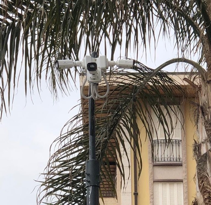 Le nuove telecamere installate a Bordighera