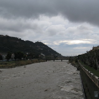 Taggia: ecco le foto del Torrente Argentina dopo la pioggia