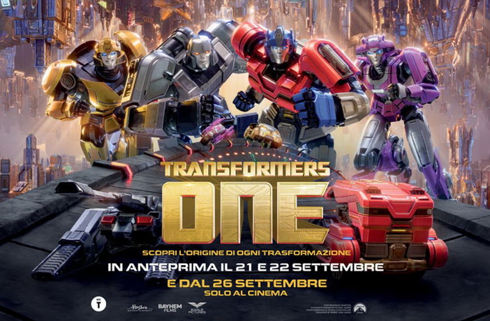 Sanremo: sabato e domenica prossimi all'Ariston l'anteprima del film 'Transformers One' Sanremo: sabato e domenica prossimi all'Ariston l'anteprima del film 'Transformers One'