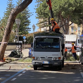 I lavori in via Nino Bixio