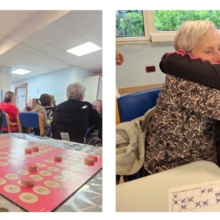 Bimbi della scuola Steineriana di Seborga e dell'Andrea Doria di Vallecrosia giocano a tombola con gli ospiti di Casa Rachele (Foto)