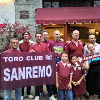 Sanremo: ieri sera insieme ad alcune vecchie glorie granata la cena del 'Toro Club' matuziano