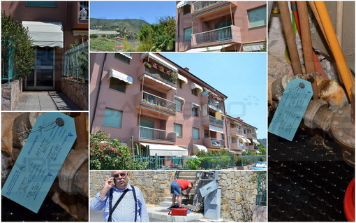 Ospedaletti: sigilli al contatore dell'acqua al condominio 'Vista mare', 36 famiglie all'asciutto, soluzione nel pomeriggio