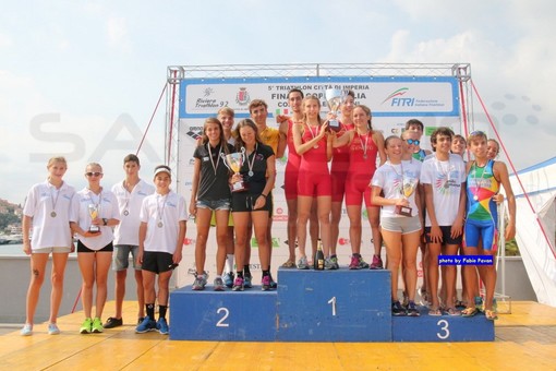 Imperia: grande successo per la Coppa Italia giovanile di triathlon, le più belle foto di Fabio Pavan