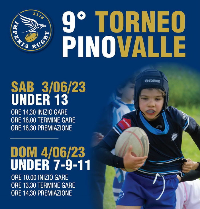 Imperia: sabato e domenica prossimi al 'Pino Valle' nona edizione del torneo giovanile di rugby