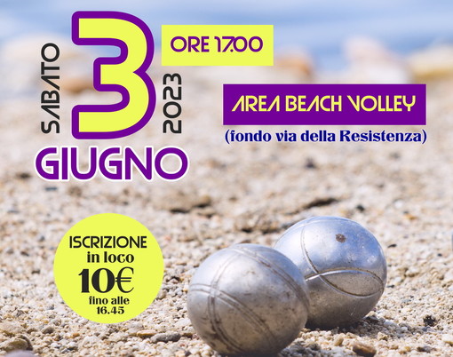 San Bartolomeo al Mare: sabato 3 giugno il torneo di 'Beach bocce', in palio la fase regionale di Genova San Bartolomeo al Mare: sabato 3 giugno il torneo di 'Beach bocce', in palio la fase regionale di Genova