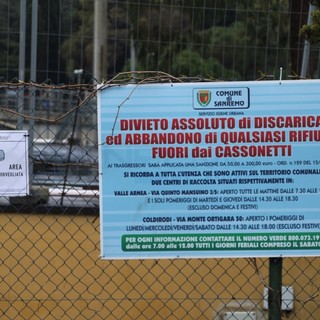 Sanremo: in arrivo la videsorveglianza ‘mobile’ contro l’abbandono selvaggio dei rifiuti, telecamere installate in punti diversi a seconda delle zone da controllare