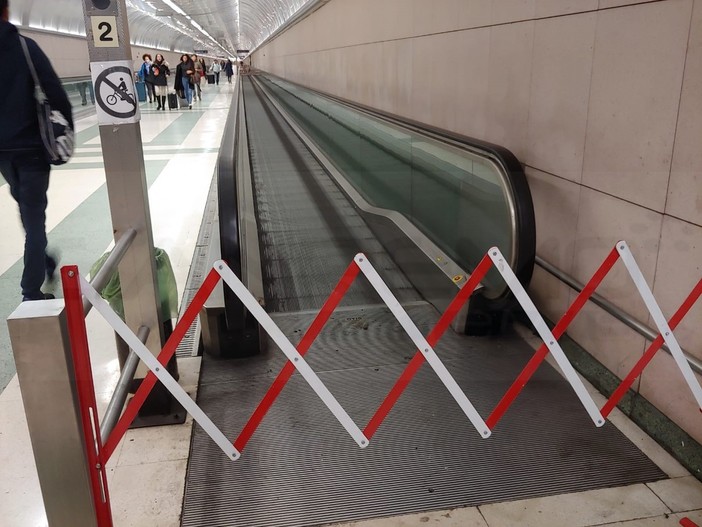 Andrea Artioli: “Alla stazione di Sanremo gli otto tapis roulant non hanno mai funzionato tutti insieme”