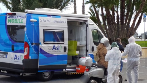 Sanremo: proseguono i test con il sistema del 'drive through', ieri ed oggi dietro la vecchia stazione (Foto)