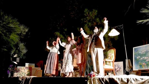 Teatro per Monet: questa sera appuntamento a Ventimiglia con “I Colori dell'Anima” al Forte dell'Annunziata