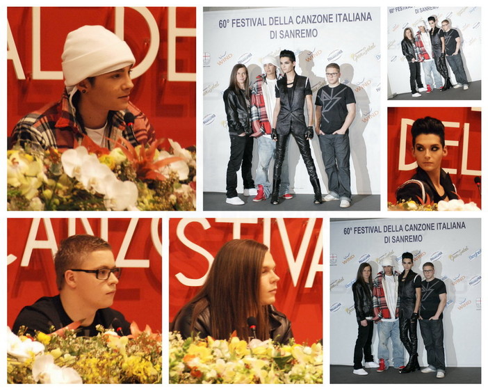 Festival 2010: Tokio Hotel, spogliarello di Georg sul palco?