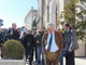 I rappresentanti sindacali e l'ing. Beppe Enrico (vestito di marrone)