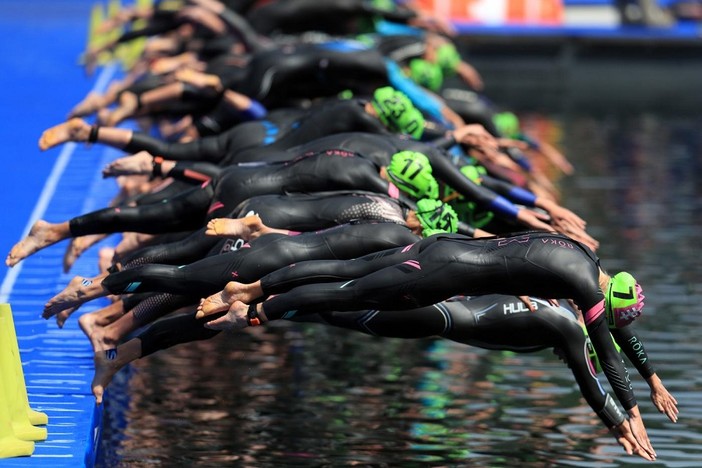 Una atleta della Sanremo Like Swim ai Campionati Europei di Cross Triathlon a Molveno