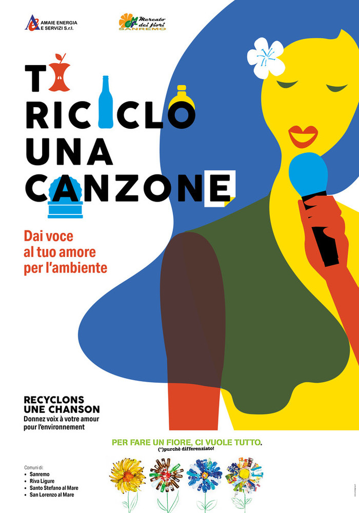 Sanremo: un carnevale sostenibile con “Ti riciclo una canzone - Dai voce al tuo amore per l’ambiente” Sanremo: un carnevale sostenibile con “Ti riciclo una canzone - Dai voce al tuo amore per l’ambiente”