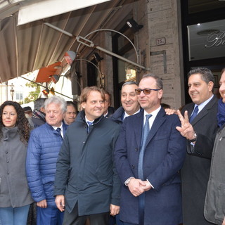 Ventimiglia: il Presidente della Regione a sostegno della candidatura di Giorgio Mulè (Foto e Video)