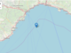 La localizzazione dell'epicentro nel mar Ligure La localizzazione dell'epicentro nel mar Ligure