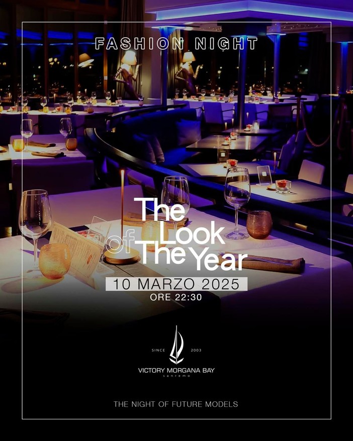 Serata della moda al Victory Morgana di Sanremo