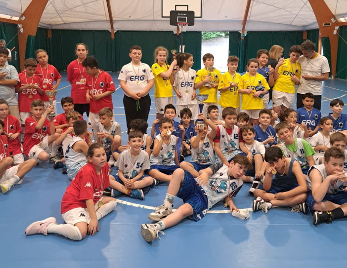 Vallecrosia: tanti giovani alla seconda edizioni del torneo di minibasket della 'Andrea Doria' (Foto)
