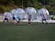 “Bubble soccer” dove il calcio diventa un flipper umano: grande successo per il primo torneo a Soldano, ecco le immagini