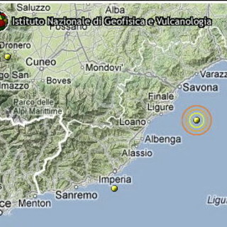 La mappa del terremoto (da Ingv)