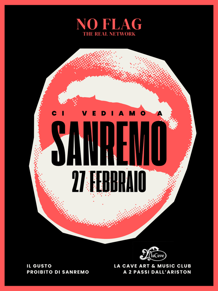 Sanremo accoglie il “NO FLAG – The Real Network”, il format milanese sbarca alla Cave Art &amp; Music Club