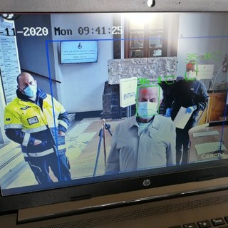 Il nuovo termoscanner in Comune a Imperia