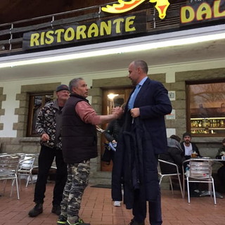 Sergio Tommasini ha incontrato la cittadinanza a San Romolo insieme ai candidati della Lega