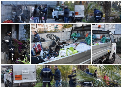 Sanremo: allontanati tre romeni della 'tendopoli' vicino alla stazione ferroviaria Sanremo: allontanati tre romeni della 'tendopoli' vicino alla stazione ferroviaria