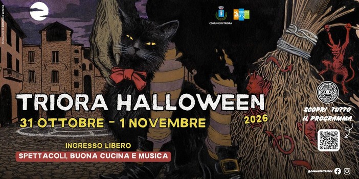 Triora Halloween 2026: tra danza verticale, teatro, fuoco, cultura e musica dal vivo Triora Halloween 2026: tra danza verticale, teatro, fuoco, cultura e musica dal vivo