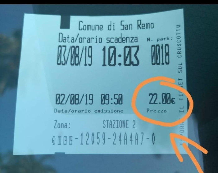 Sanremo: 22 euro per 24 ore di parcheggio, ma i 'leoni da tastiera' contestano senza le opportune verifiche Sanremo: 22 euro per 24 ore di parcheggio, ma i 'leoni da tastiera' contestano senza le opportune verifiche