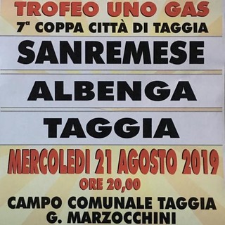 Calcio. Mercoledì da leoni al 'Marzocchini: il programma del 'Trofeo Unogas' che si contenderanno Taggia, Sanremese e Albenga
