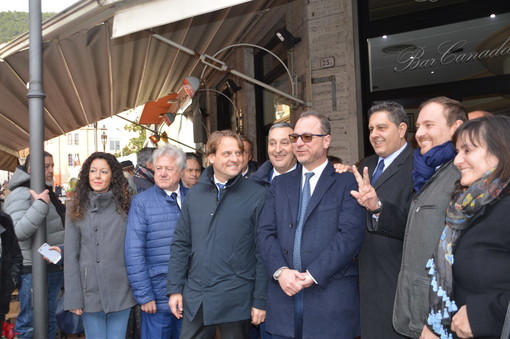 Ventimiglia: il Presidente della Regione a sostegno della candidatura di Giorgio Mulè (Foto e Video)