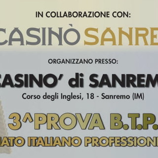 Biliardo: sono già 420 i giocatori iscritti alla 3a prova del BTP nazionale in programma al Casinò di Sanremo