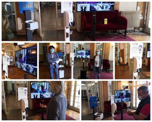 Sanremo: arrivati i termoscanner negli uffici comunali, da oggi a chi entra verrà misurata la temperatura (Foto e Video) Sanremo: arrivati i termoscanner negli uffici comunali, da oggi a chi entra verrà misurata la temperatura (Foto e Video)