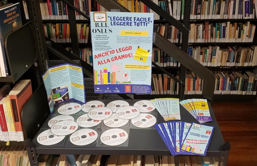 Bordighera: 'Leggere facili, leggere tutti', ampliato il catalogo in biblioteca per ipovedenti e dislessici