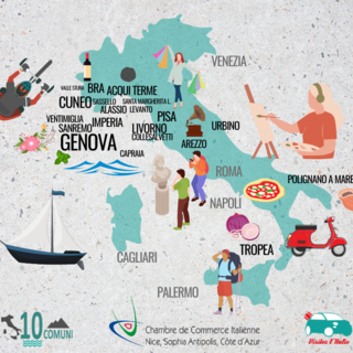 'Visitez l’Italie', la guida ufficiale della Camera di Commercio di Nizza per scoprire l’Italia