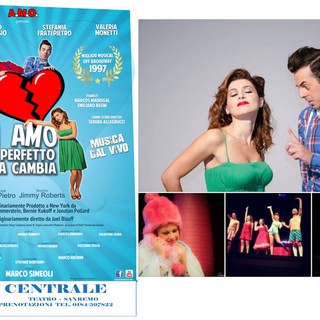 Musical: "Ti amo, sei perfetto, ora cambia" in scena giovedì 22 gennaio al Teatro Centrale.