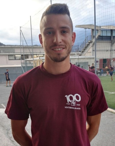 Nella foto Trotti, attaccante arrivato al Ventimiglia dal Camporosso