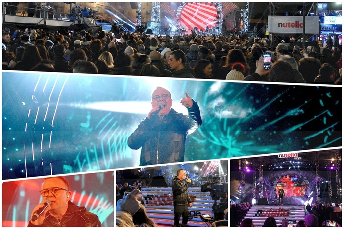 #Sanremo2020: dopo Emma Marrone, anche Gigi d’Alessio in concerto in piazza Colombo (Foto e video)