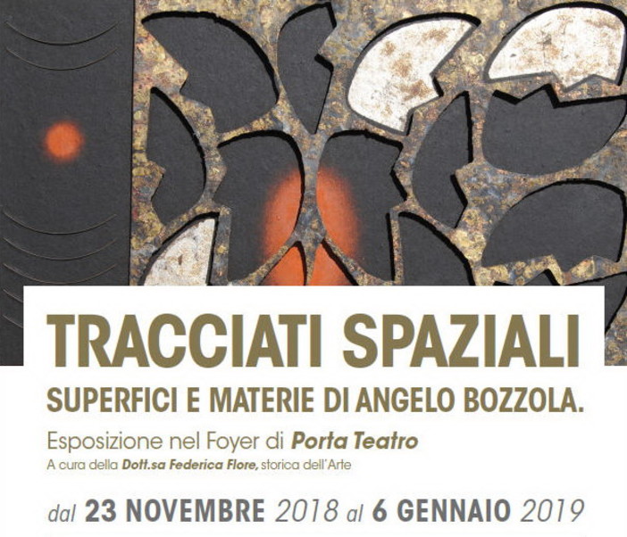 ‘Tracciati spaziali, Superfici e materie di Angelo Bozzola’: da domani al 5 gennaio la mostra al Casinò di Sanremo