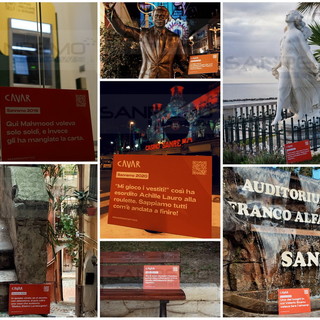 Festival 2022: nella notte spuntano nella città dei fiori le targhe di #SanremoTattico (Foto)