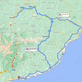 Trasporti da Cuneo a Ventimiglia: con la Val Roya chiusa Astra Cuneo prevede un 'ristoro' da oltre due milioni