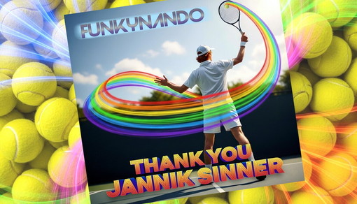 Funkynando. il sanremese Ferdinando Mongelli celebra Jannik Sinner con un nuovo singolo: “Thank You Jannik”