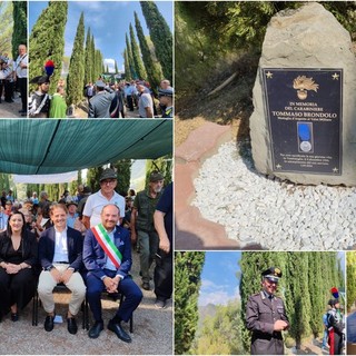 Raduno alpino a Sant'Antunin, Ventimiglia ricorda il carabiniere Tommaso Brondolo (Foto e video)