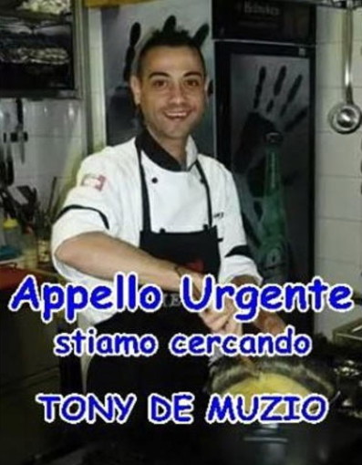 Tony De Muzio: ritrovato a Santa Margherita Ligure il cuoco che era scomparso a Finale Ligure
