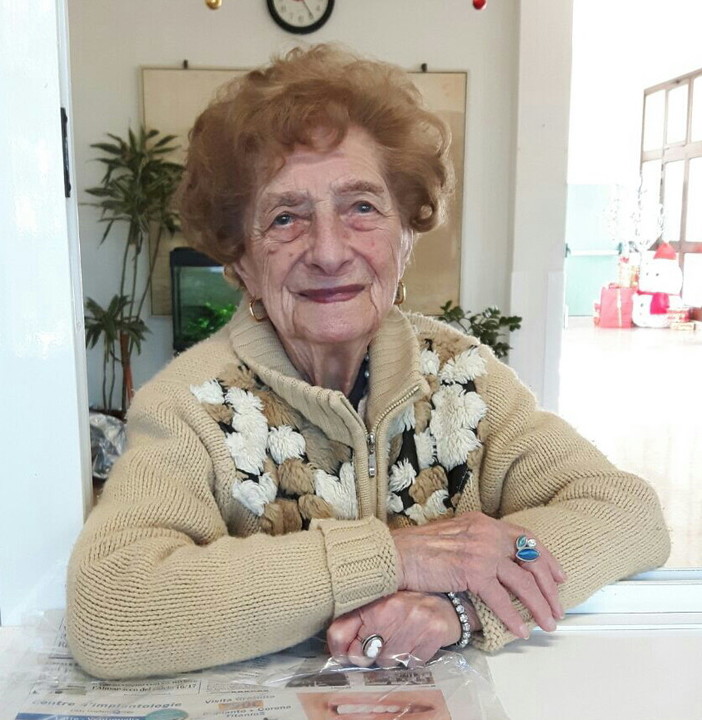 Sanremo: a 101 anni dalla casa di riposo 'Casa Serena' gli auguri da Tina Firetto a tutti i sanremesi