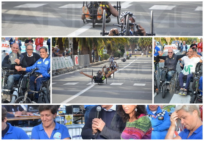 Sanremo: grande spettacolo di handbike oggi pomeriggio di fronte alle due medaglie olimpiche di Vittorio Podestà (Foto e Video) Sanremo: grande spettacolo di handbike oggi pomeriggio di fronte alle due medaglie olimpiche di Vittorio Podestà (Foto e Video)