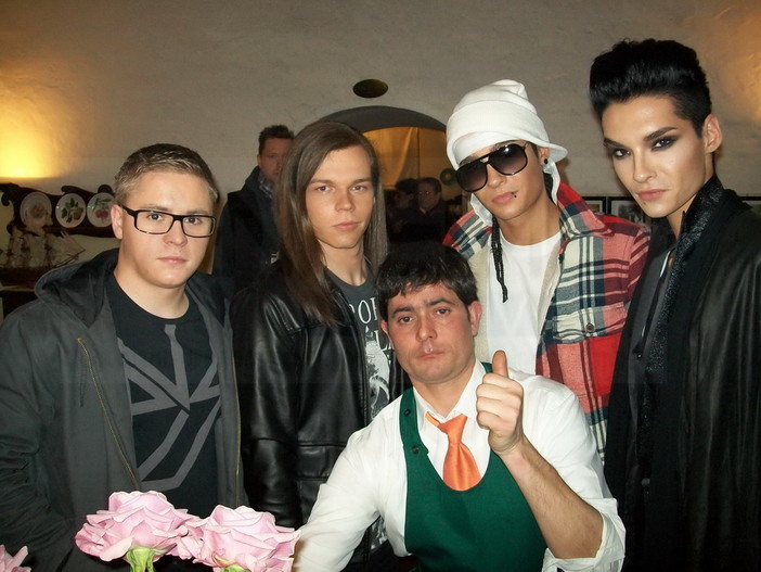 Festival 2010: Tokio Hotel ieri al ristorante 'Da Vittorio'